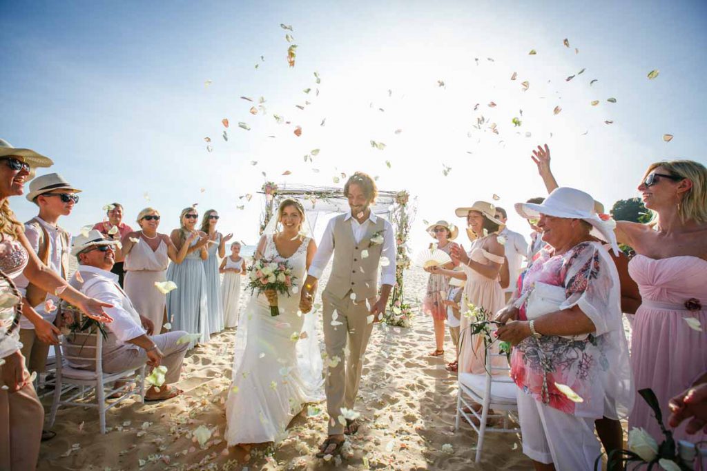 Beach wedding in Phuket